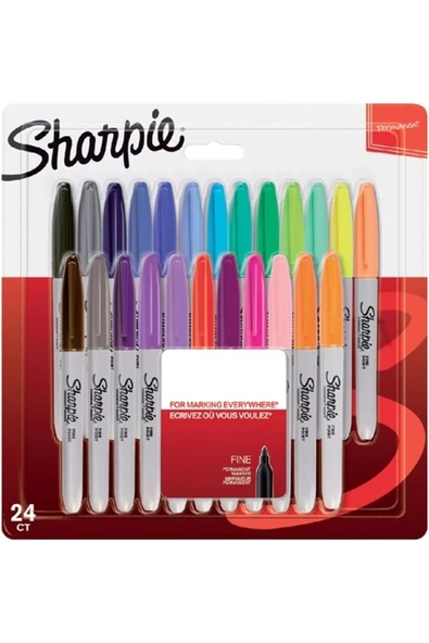 Sharpie Sharpıe Fıne Permanent Markör 24 Lü Blist. 2065405 ürün görseli 1
