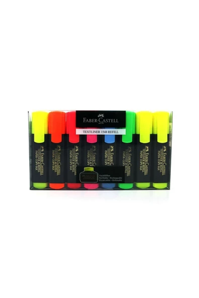 Faber Castell Faber Fosforlu Kalem 8 Li 154862 ürün görseli 1