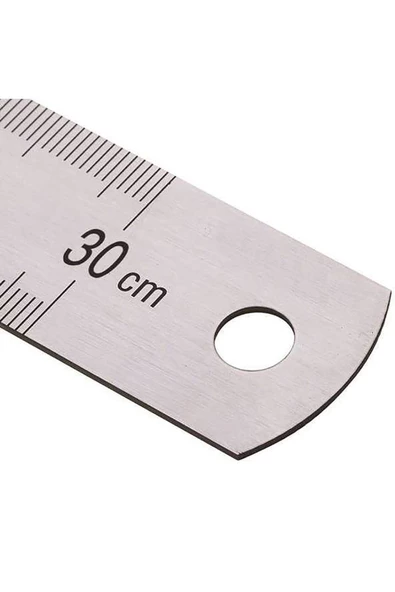 KRAF Çelik 30 Cm Inch Ölçülü Cetvel Ç.c ürün görseli 1