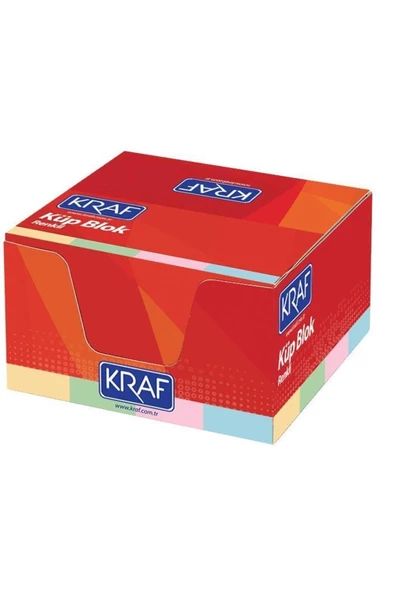KRAF Renkli Küp Blok 8x8 Cm ürün görseli 1
