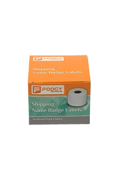 FOOGY Dymo Etiket Muadili Disket Etiketi 70 Mm X 54 Mm ürün görseli 1