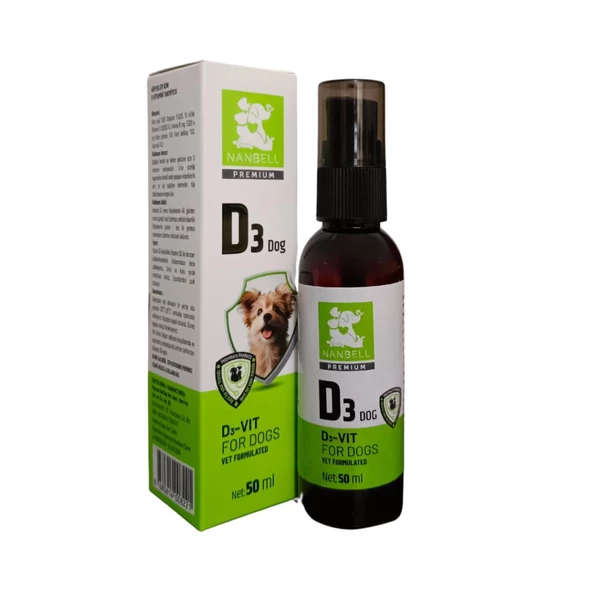 Nanbell D3 Köpek Vitamini 50Ml ürün görseli 1