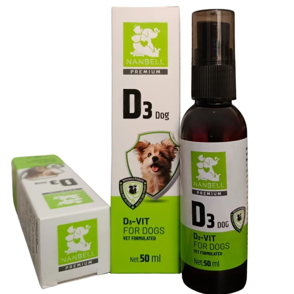 Nanbell D3 Köpek Vitamini 50Ml - Resim 2