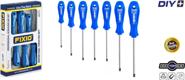 FİXİO  Ft7000 7 Parça Torx Tornavida Takımı/seti ürün görseli 1