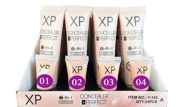 Xp Perfect Concealer 2 in 1 Concealer ve Fondoten 22 HR No : 4 ürün görseli 1