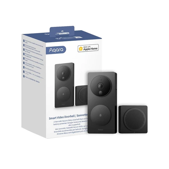 Aqara Akıllı Görüntülü Kapı Zili G4 SVD-C03 (Apple Home Destekli) ürün görseli 1