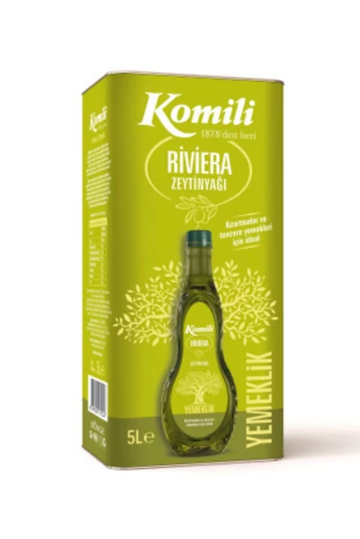 Komili Riviera Zeytinyağı 5 lt - Resim 2