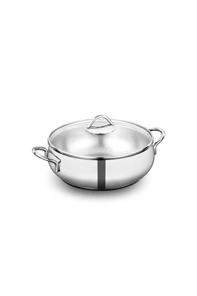 Korkmaz KOR A1077 Tombik Kısa Çelik Tencere 24x8 cm 3,6 Litre ürün görseli 1