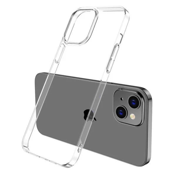 iPhone 14 Plus Kılıf Ultra İnce Sert Kamera Çıkıntılı Şeffaf Vonn Kapak ürün görseli 1