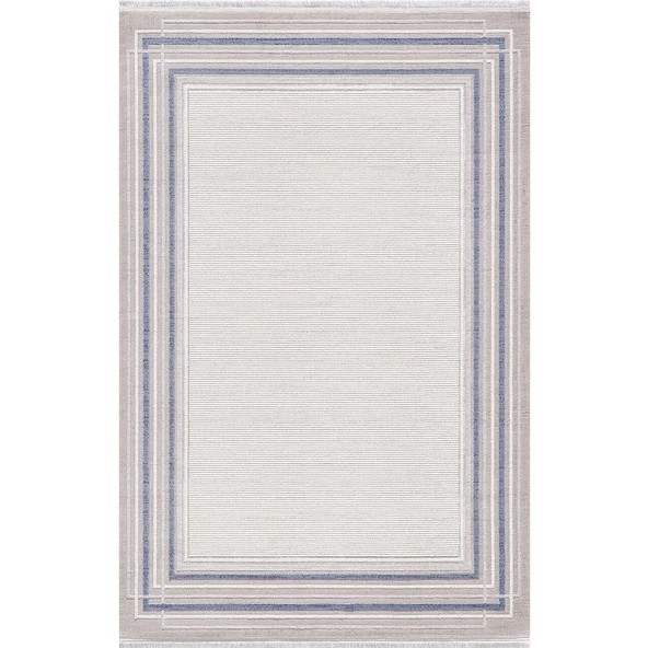 ARTEMİS HALI ROMANTİK - 02441B - GRİ MAVİ 160X230 ürün görseli 1