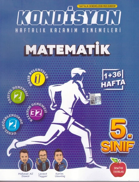 NEWTON 5.SINIF KONDİSYON MATEMATİK DENEMESİ ( 37 HAFTA ) ürün görseli 1