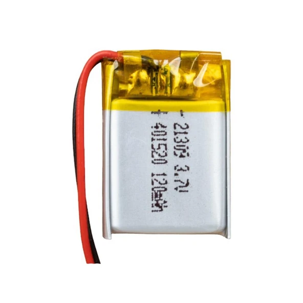 Powermaster 3.7 Volt 120 Mah Lityum Polimer Şarjlı Pil 4X15X20 mm Akıllı Saat Kulaklık Pili ürün görseli 1