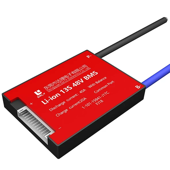 Ayt Daly Bms 13S 48V Deşarj 40A Şarj 20A Balanslı Pil Koruma Modülü ürün görseli 1