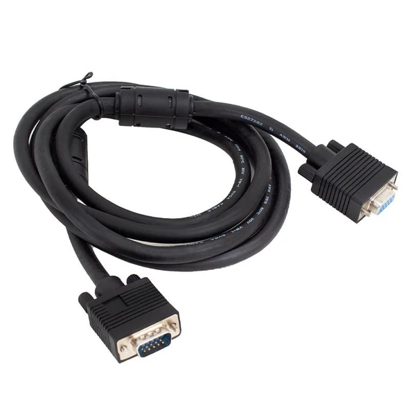 Powermaster PM-4960 15 Pin Erkek Dişi 1.8 Metre VGA Uzatma Kablo ürün görseli 1