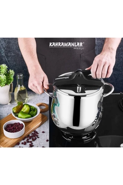 Kahraman KAH 2134-S Platin Güveç Düdüklü Tencere 12 LT ürün görseli 1