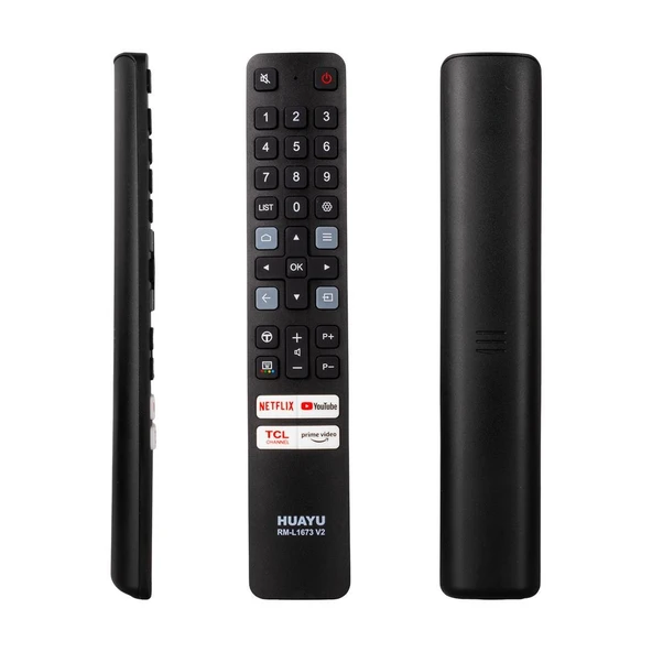 Huayu KL RM-L1673 Netflıx-Prıme Vıdeo-Zee5-Youtube Tuşlu Tcl Lcd Led Tv Kumandası Uzaktan Kumanda ürün görseli 1