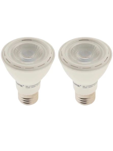 Şavk 7W 3000K (Sarı Işık) Par20 E27 Duylu Led Spot Ampul (2 Adet) ürün görseli 1
