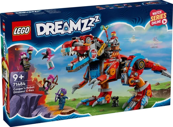 LEGO Dreamzzz 71484 Cooper's Robot Dinosaur C-Rex ürün görseli 1