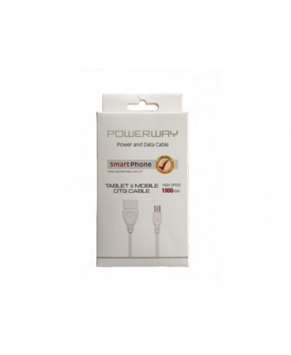 POWERWAY MICRO USB OTG KABLO 13 CM UZUNLUK - Resim 2