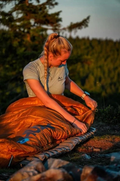 Husky -10°C Mustard Uyku Tulumu - Resim 6