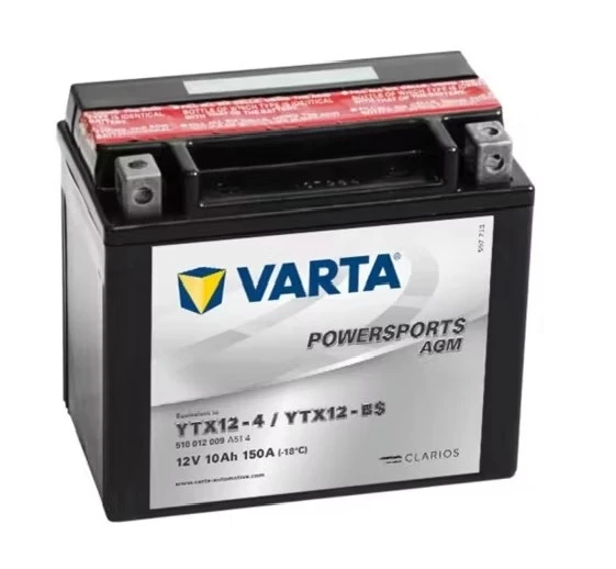 Varta Powersports AGM YTX12-BS 12 V 10 Ah Motosiklet Aküsü ürün görseli 1