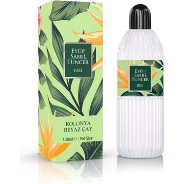 EYÜP SABRİ TUNCER KOLONYA 400 ML BEYAZ ÇAY PET ürün görseli 1