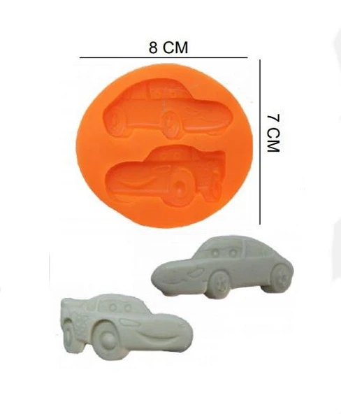 ŞEKER HAMUR KALIBI SİLİKON OTOMOBİL 7*8 CM ürün görseli 1
