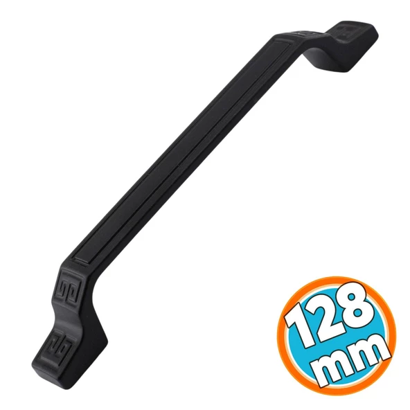Mobilya Mutfak Dolabı Çekmece Dolap Kapak Kulpu Düz Metal Kulp Kulbu Kulpu 128 Mm Siyah ürün görseli 1