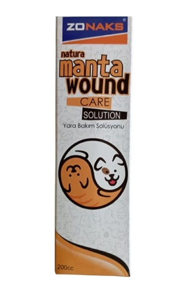 Manta Wound Care (Kedi , Köpek ,Güvercin Ve Kuşlar İçin Yara Bakım Solusyonu 200 cc ürün görseli 1