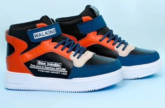 Walking Shoes Çocuk Unisex Sneaker Spor Ayakkabısı Konforlu Hava Alan Esnek Kaliteli Bağcıklı Ortapedik Kullanışlı ürün görseli 1