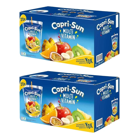 Capri - Sun Multi Vitamin 200 ml x 40 Adet - Resim 2