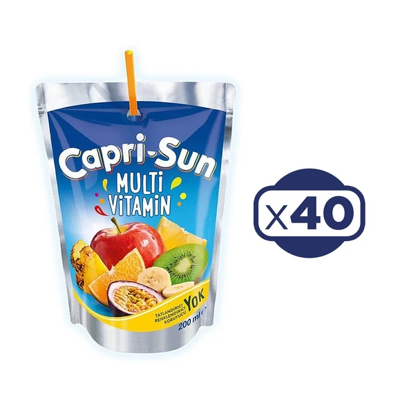Capri - Sun Multi Vitamin 200 ml x 40 Adet ürün görseli 1