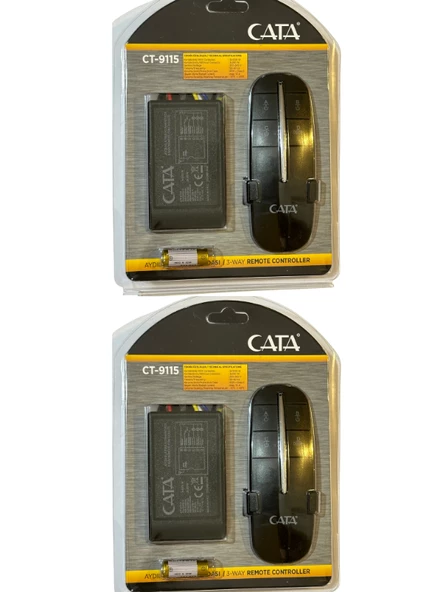 Cata CT-9115 3'Lü Aydınlatma Kumandası (2 Adet) ürün görseli 1