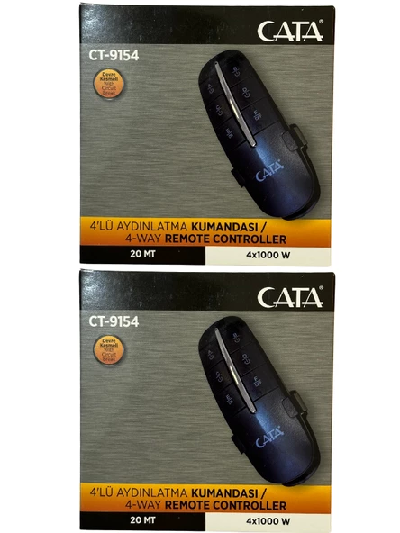 Cata CT-9154 4'Lü Aydınlatma Kumandası (2 Adet) ürün görseli 1