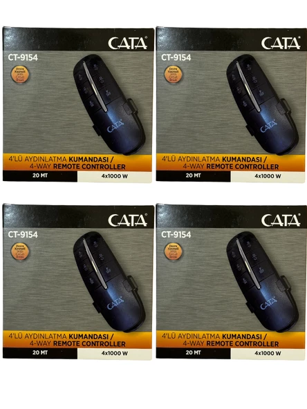 Cata CT-9154 4'Lü Aydınlatma Kumandası (4 Adet) ürün görseli 1