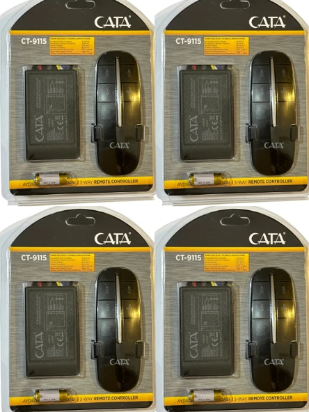 Cata CT-9115 3'Lü Aydınlatma Kumandası (4 Adet) ürün görseli 1
