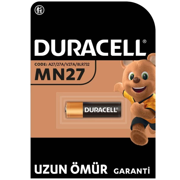 Duracell Özel Alkalin MN27 Pil 12V 1 Adet ürün görseli 1