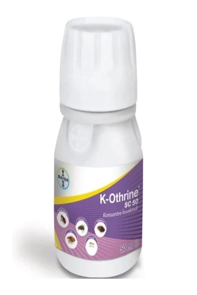 Bayer K-Othrine SC -50, 50 ml (Tahta kurusu , Pire , Hama Böceği , Karasinek ve Sivrisinek Mücadelesinde) ürün görseli 1