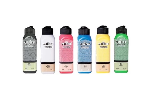 Artdeco Akrilik Boya Seti 140 ml 6 Renk ürün görseli 1