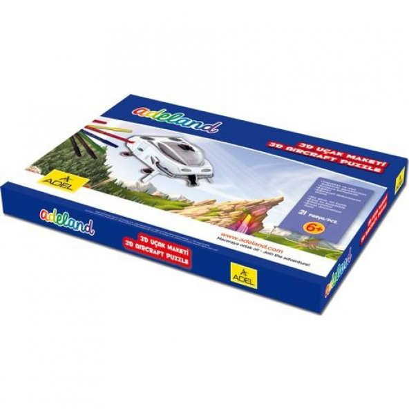 ADELAND PUZZLE 3 BOYUTLU UCAK MAKETI (4345442000) ürün görseli 1