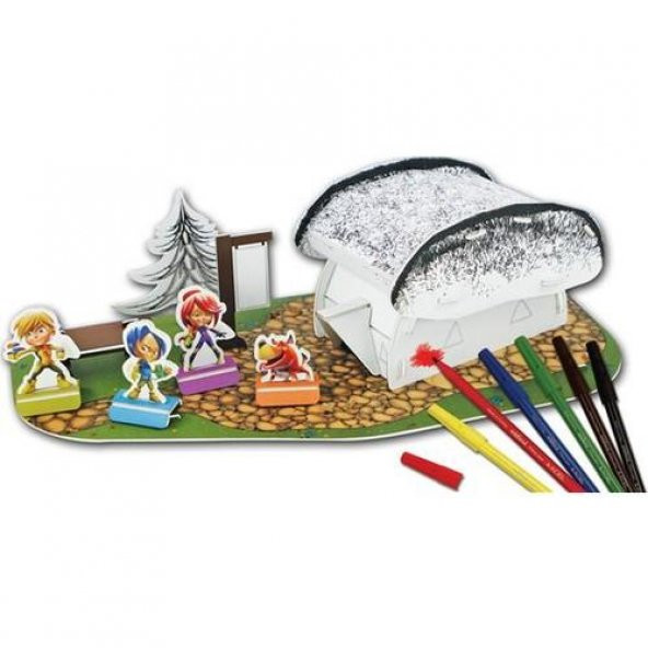 ADELAND PUZZLE 3 BOYUTLU EV MAKETI (4345443000) ürün görseli 1