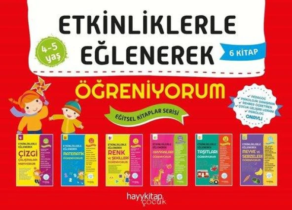Etkinliklerle Eğlenerek Öğreniyorum Seti 6 Kitap ürün görseli 1