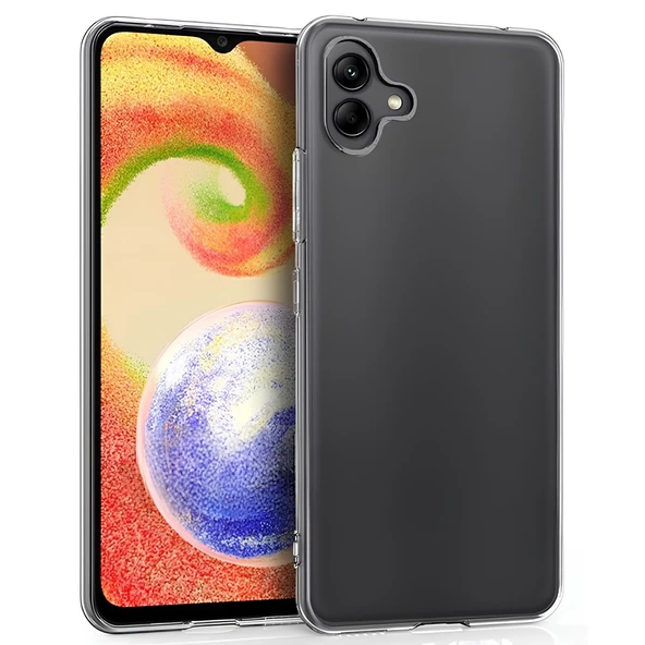 Samsung Galaxy A04 Premium Silikon Kılıf Şeffaf ürün görseli 1