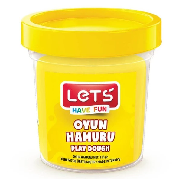 Lets Oyun Hamuru  115gr Sarı ürün görseli 1