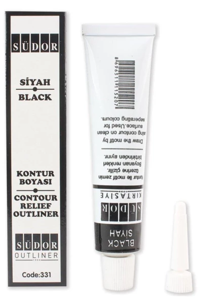Südor Kontür 25 ML Siyah 331 ürün görseli 1