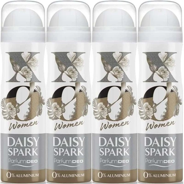 XO Deodorant 150ML Women-Kadın Daisy Spark (4 Lü Set) ürün görseli 1