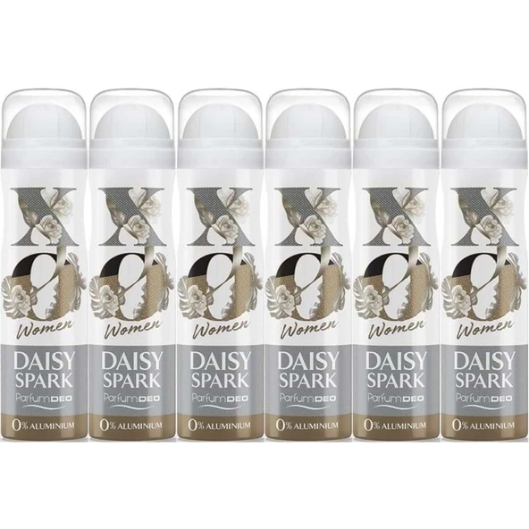 XO Deodorant 150ML Women-Kadın Daisy Spark (6 Lı Set) ürün görseli 1