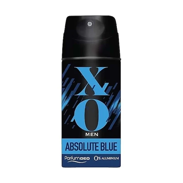 XO Deodorant 150ML Men-Erkek Absolute Blue (4 Lü Set) - Resim 2