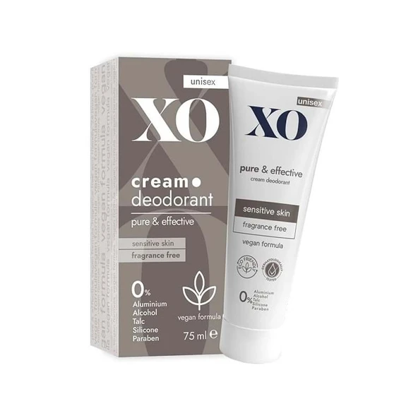 XO Krem Deodorant 75ML Unisex Pure & Effective Kokusuz ürün görseli 1