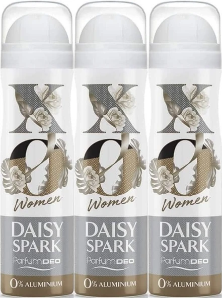 XO Deodorant 150ML Women-Kadın Daisy Spark (3 Lü Set) ürün görseli 1